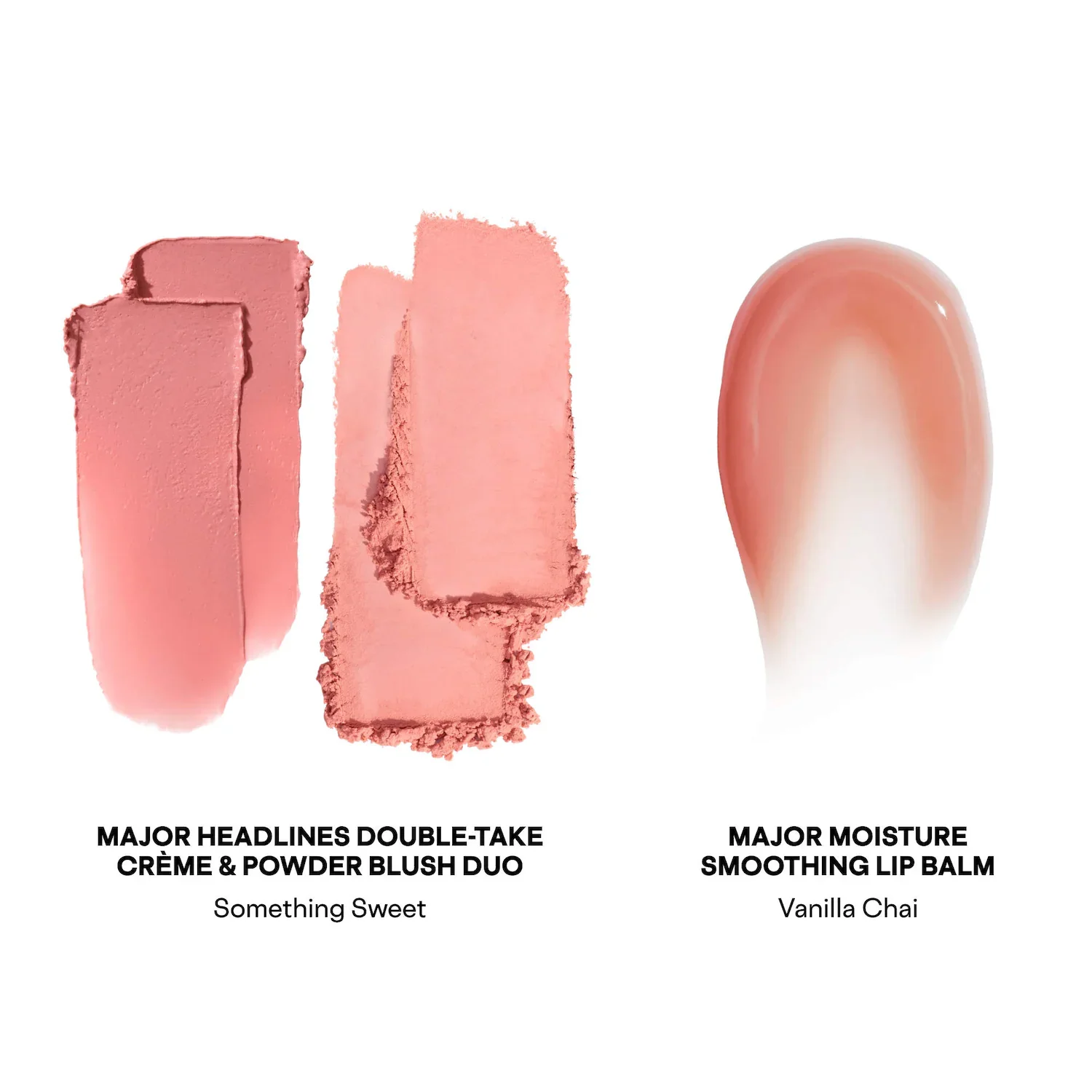 Major Headlines Double-Take Crème & Powder Blush Duo & Lip Balm Makeup Gift Set — foto 3 de 10