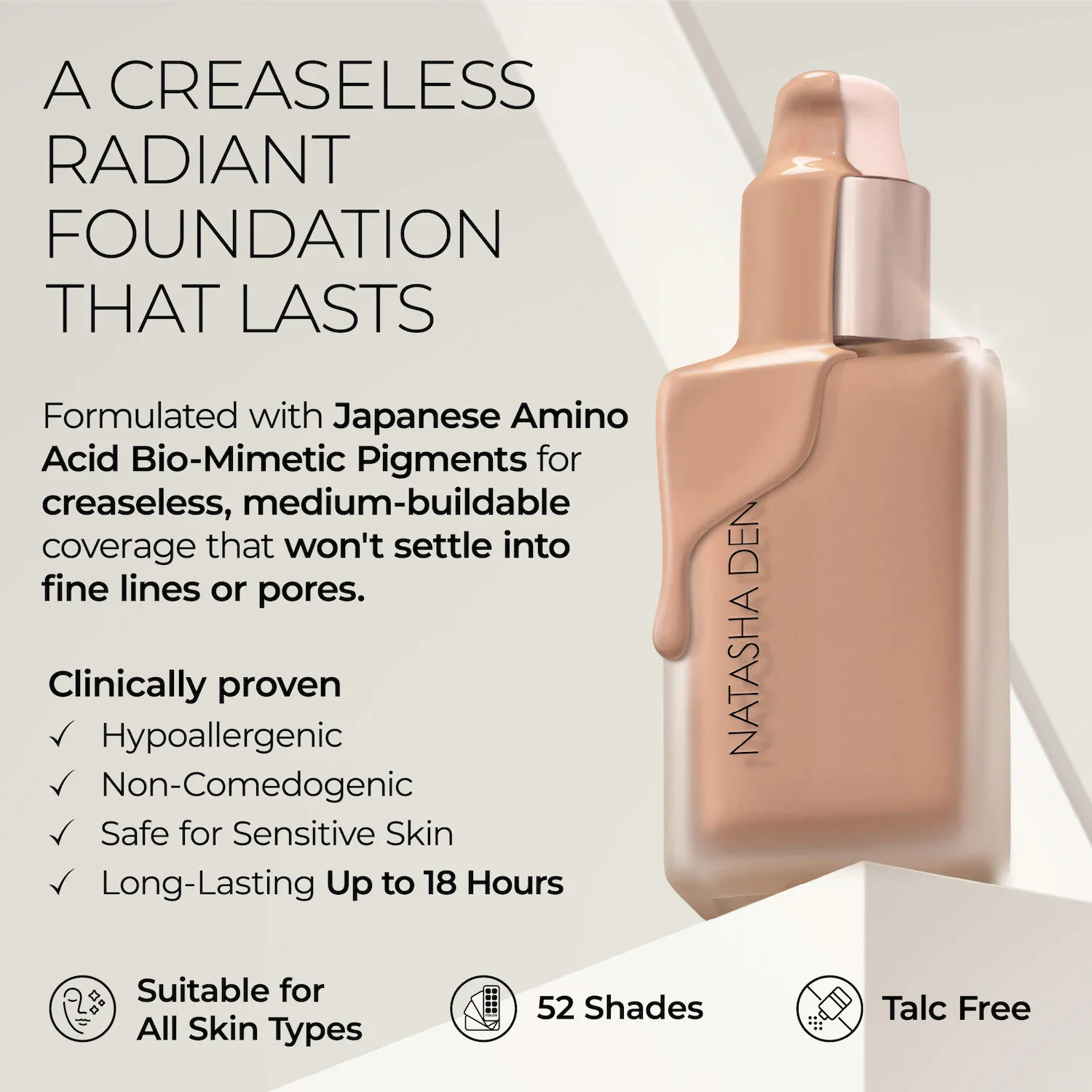 Hy-Glam Foundation Hydrating & Blurring Luminous Longwear Serum Foundation — foto 3 de 58