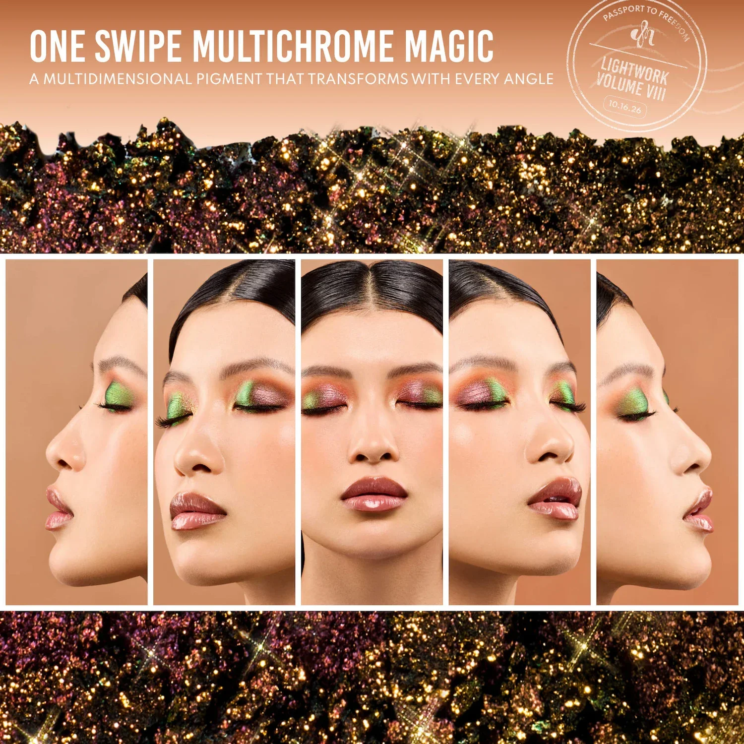 LIGHTWORK VIII Freedom Makeup Palette: Magnetic, Customizable, Stackable Palette for Eyes & Face — foto 8 de 10