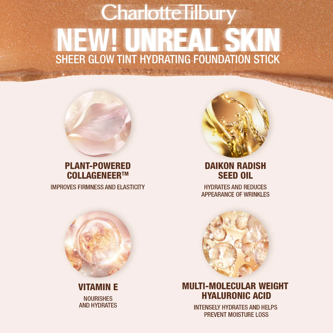 Unreal Skin Sheer Glow Tint Hydrating Foundation Stick — foto 6 de 30