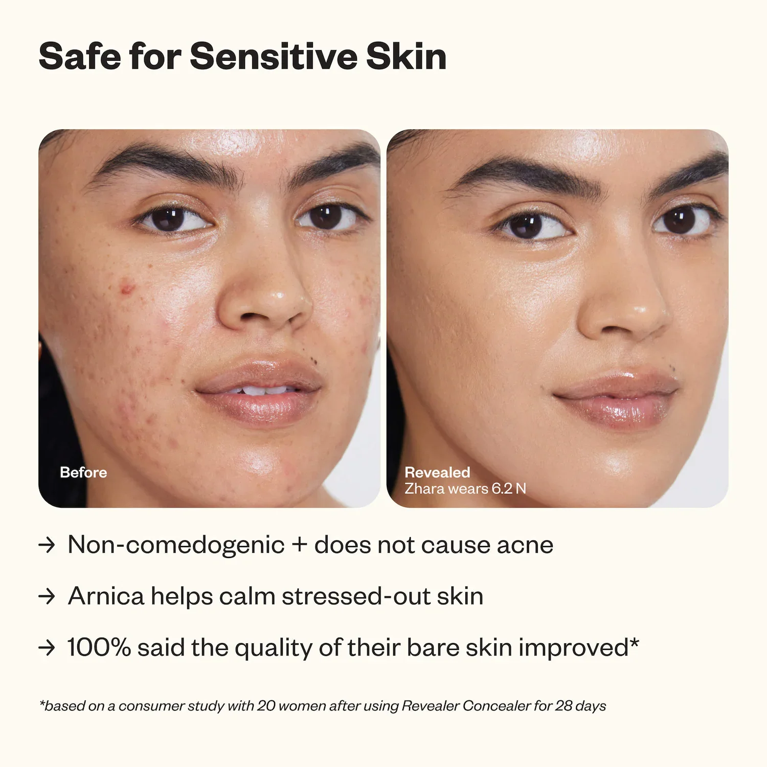 Revealer Super Creamy + Brightening Concealer with Caffeine and Hyaluronic Acid — foto 4 de 47