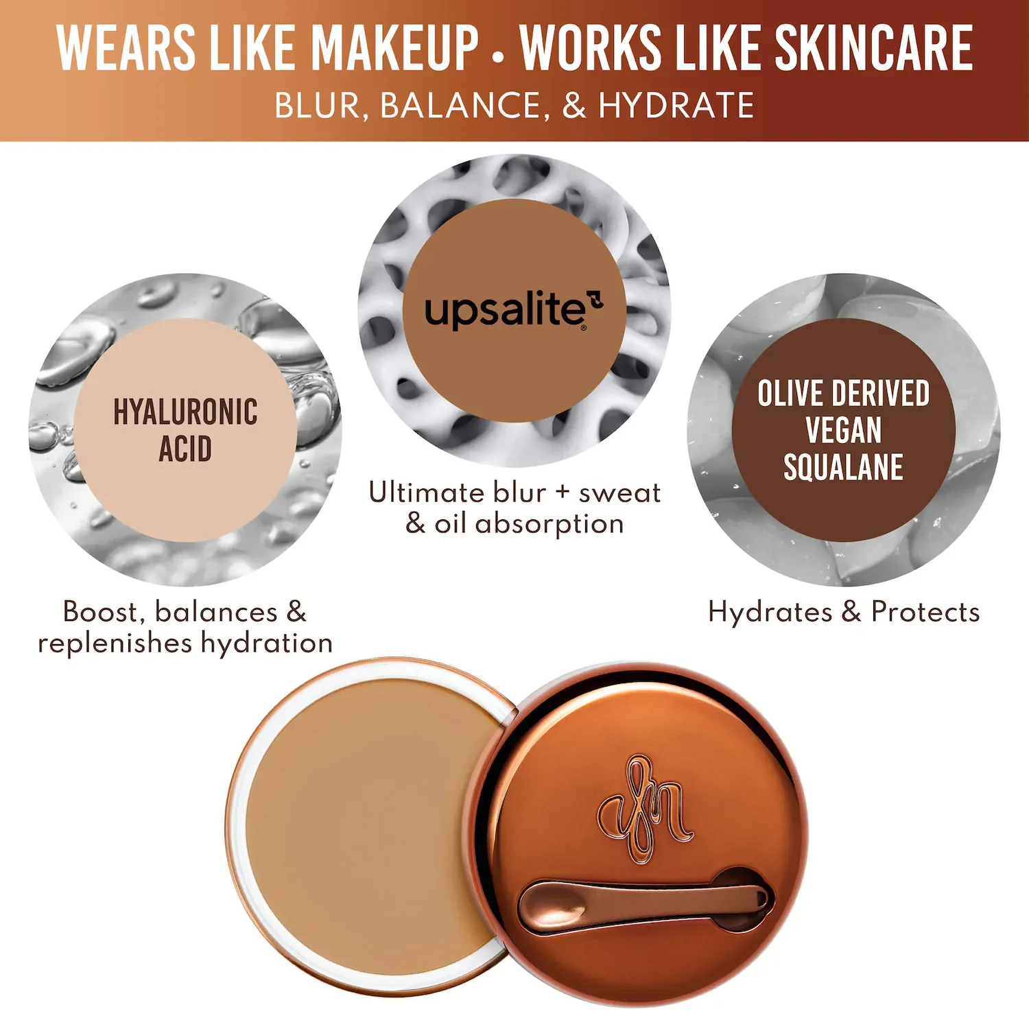 Yummy Skin Blurring Balm Powder - Tinted Primer & Foundation — foto 5 de 27