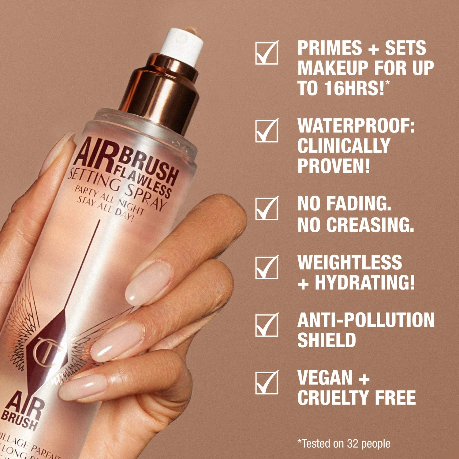 Mini Airbrush Flawless Hydrating & Waterproof Setting Spray — foto 4 de 10