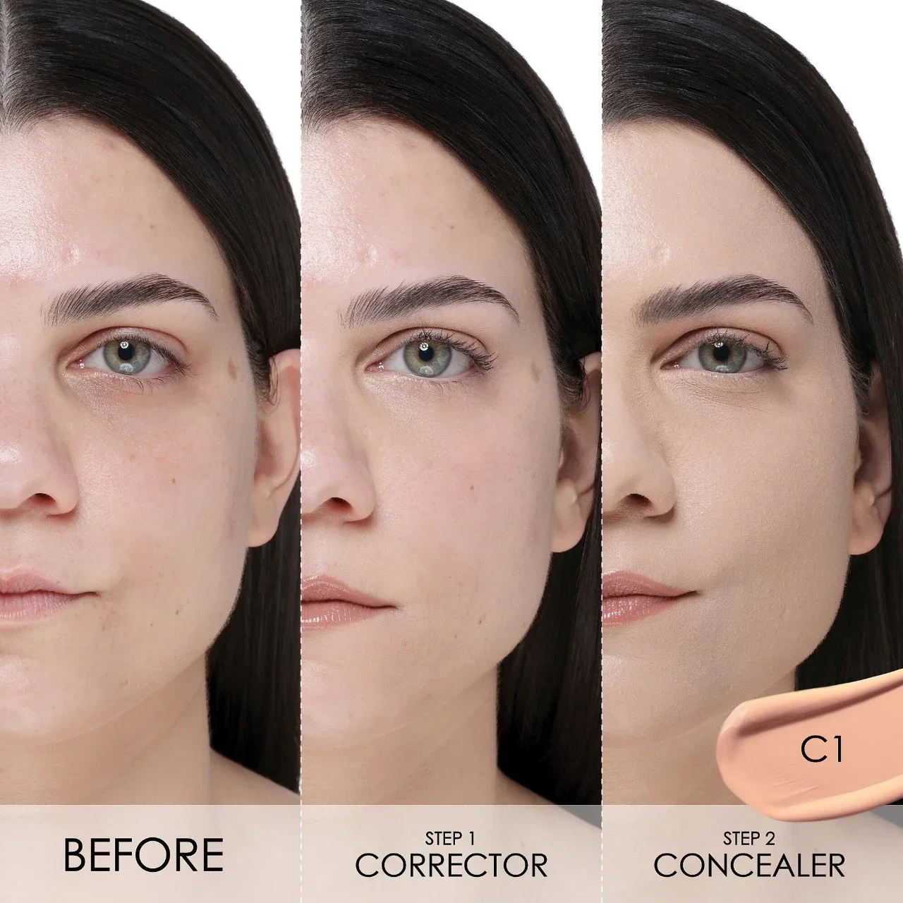 Hy-Glam Brightening & Hydrating Medium to Full Coverage Crease Proof Serum Color Corrector — foto 2 de 15