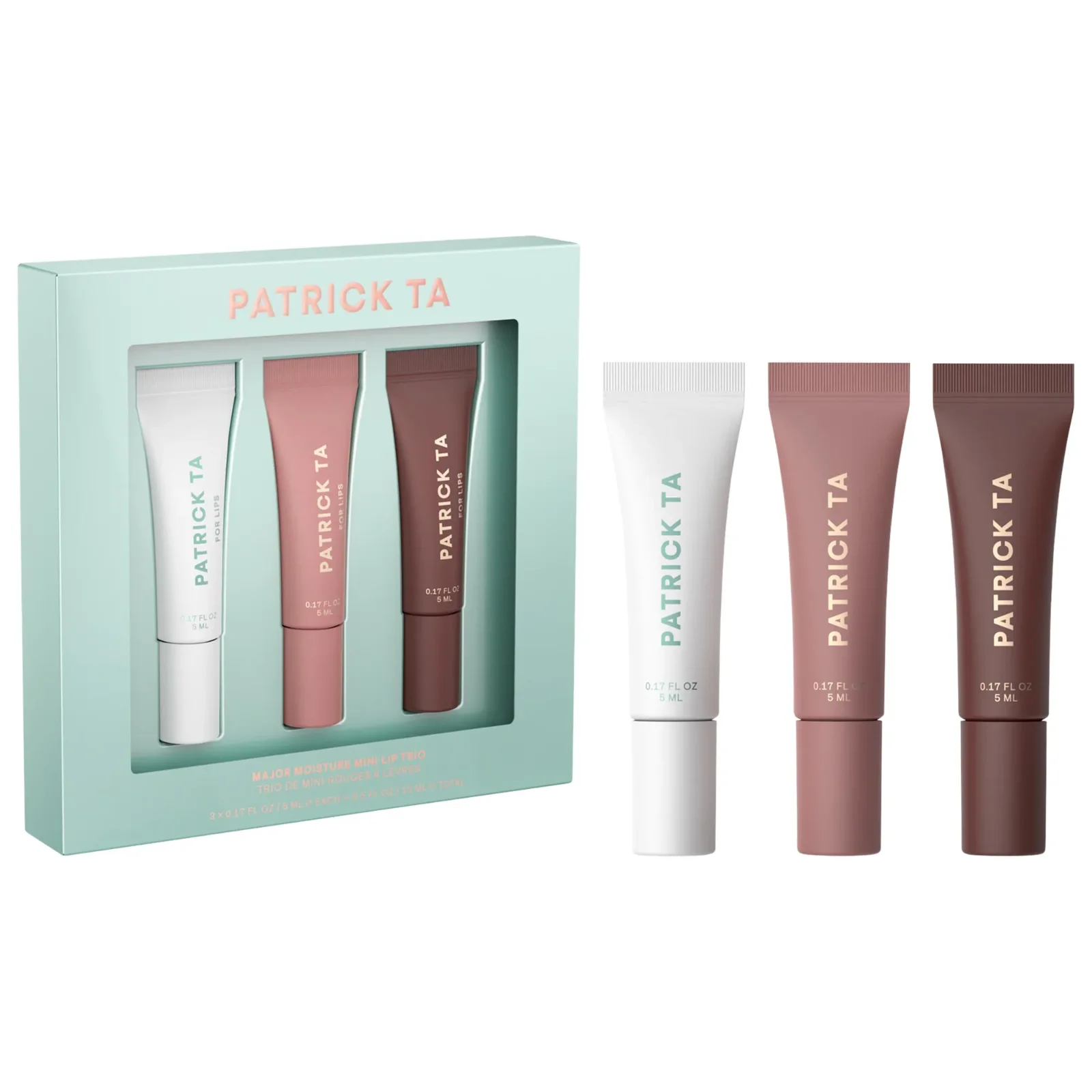 Mini Major Moisture Smoothing and Hydrating Tinted Lip Balm Trio Makeup Gift Set — foto 1 de 9