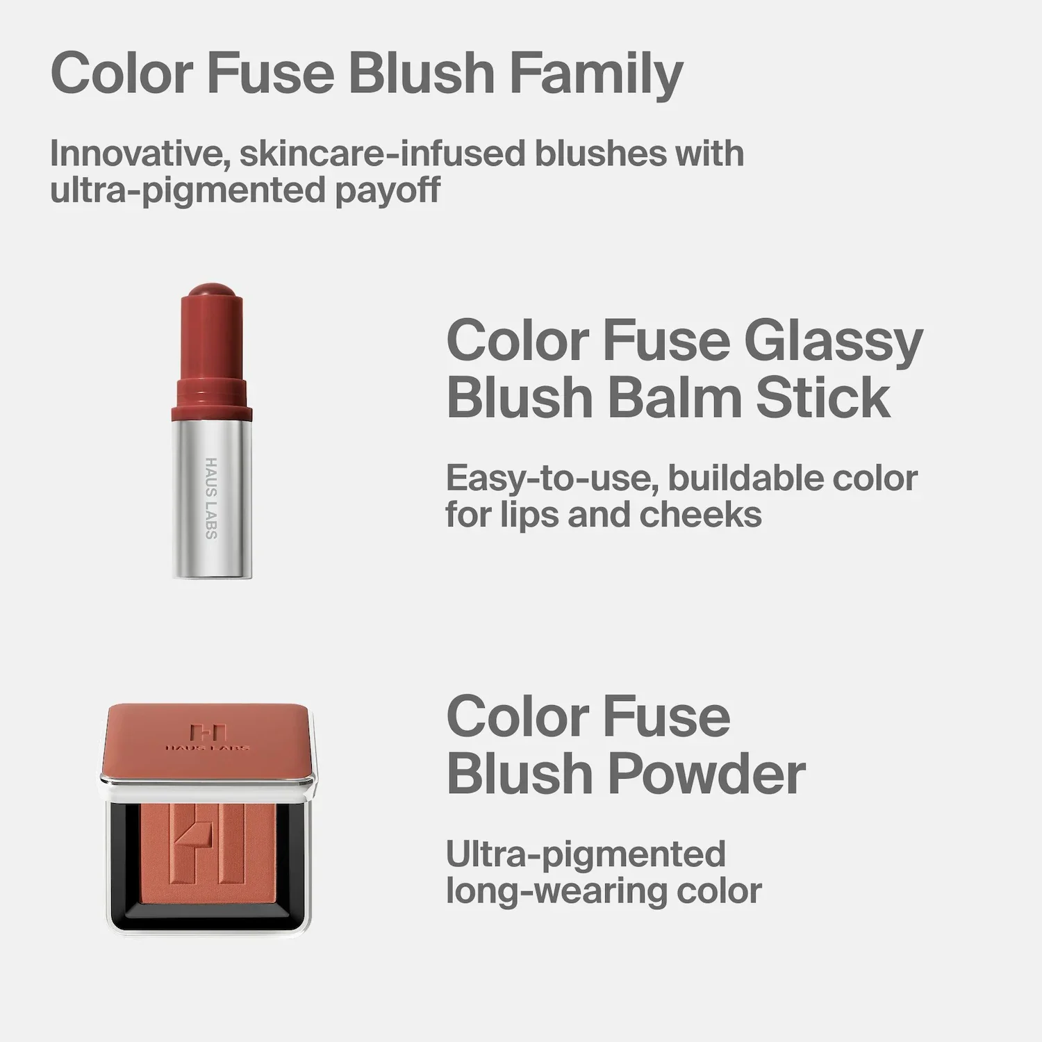 Color Fuse Longwear Hydrating Glassy Lip + Cheek Blush Balm Stick — foto 9 de 20