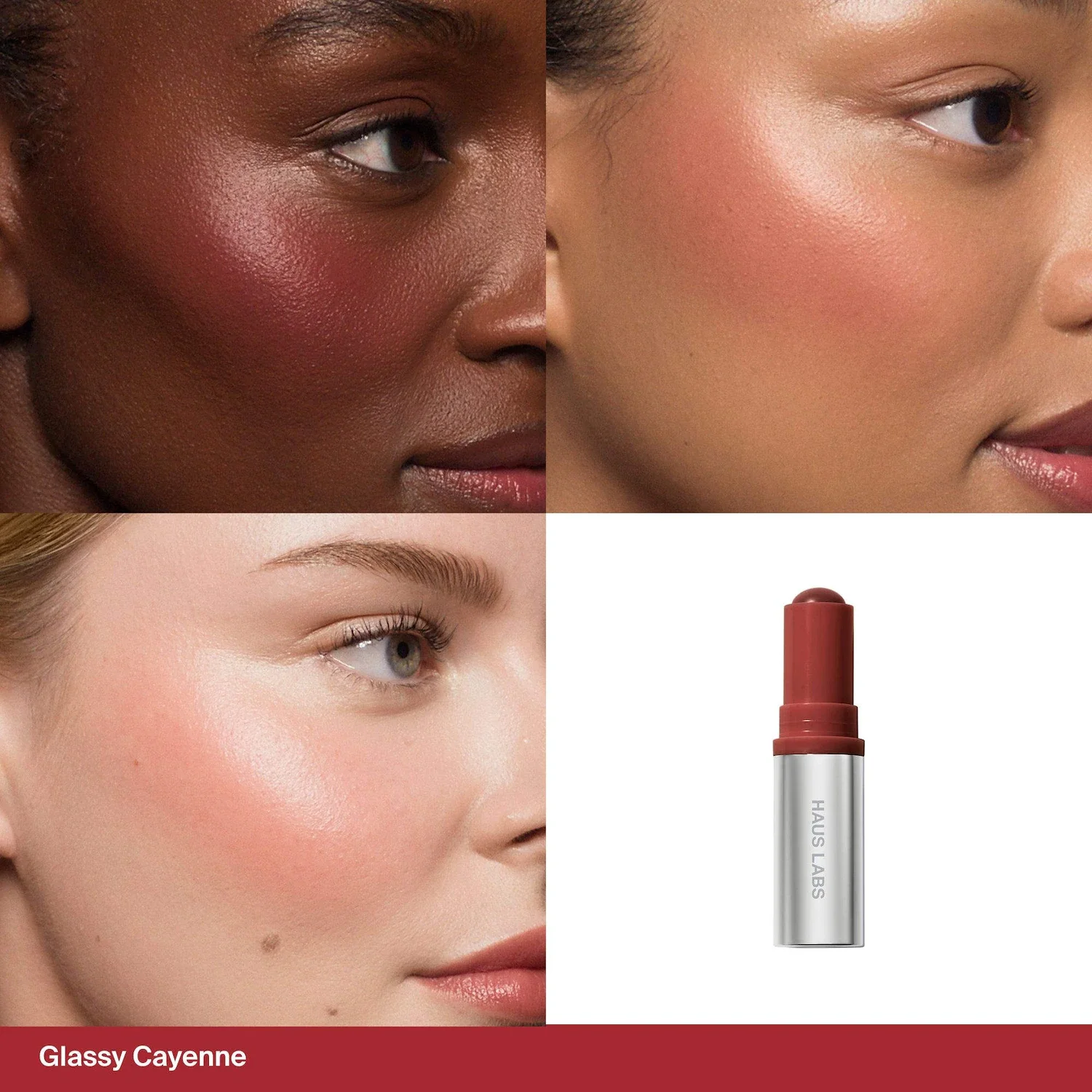 Color Fuse Longwear Hydrating Glassy Lip + Cheek Blush Balm Stick — foto 2 de 20