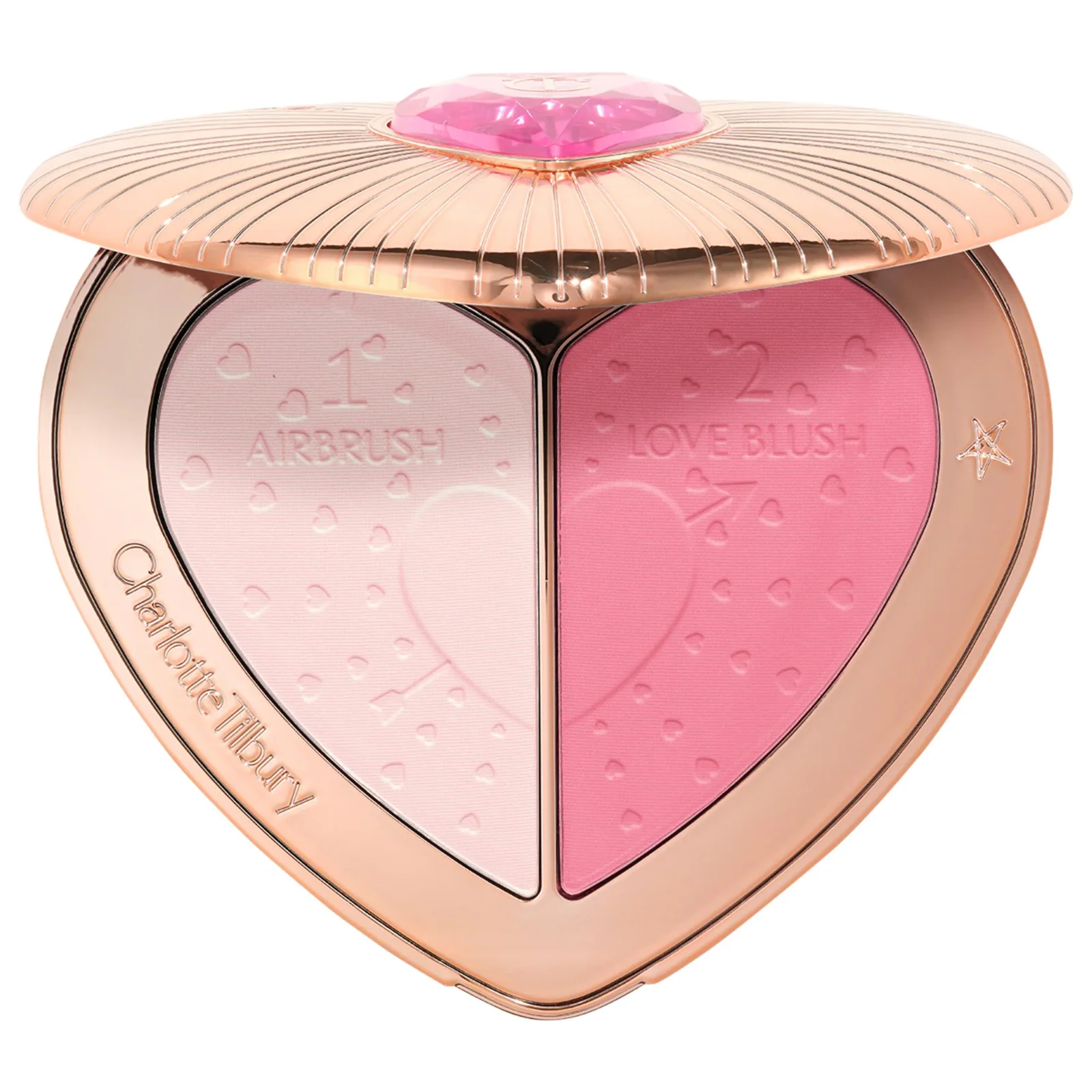 Pillow Talk Beauty Soulmates Airbrush Flawless Finish Brightening and Blush Powder Palette — foto 10 de 11