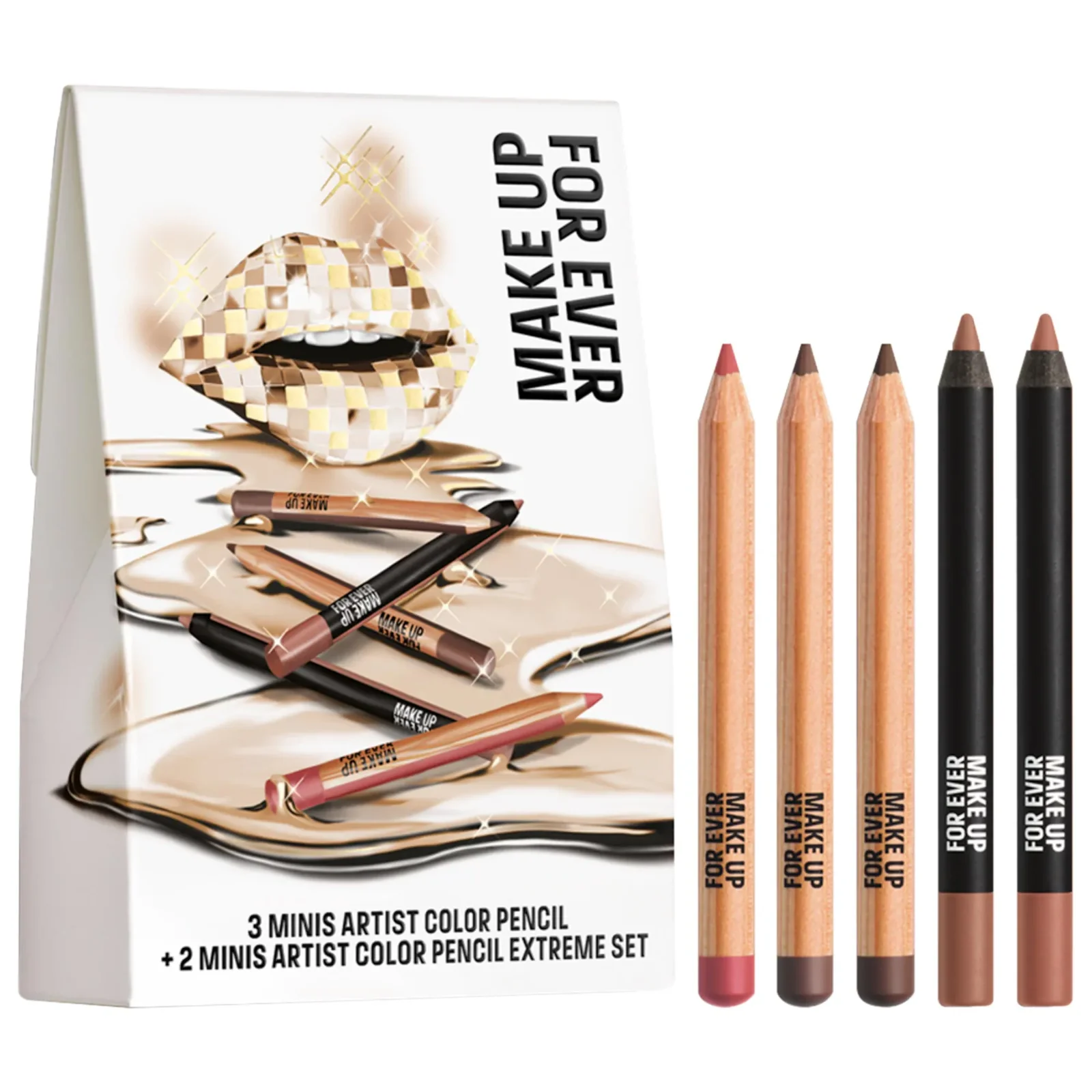 Mini Artist Color Pencil Original & Extreme Long-lasting Lip Liner Set — foto 1 de 9