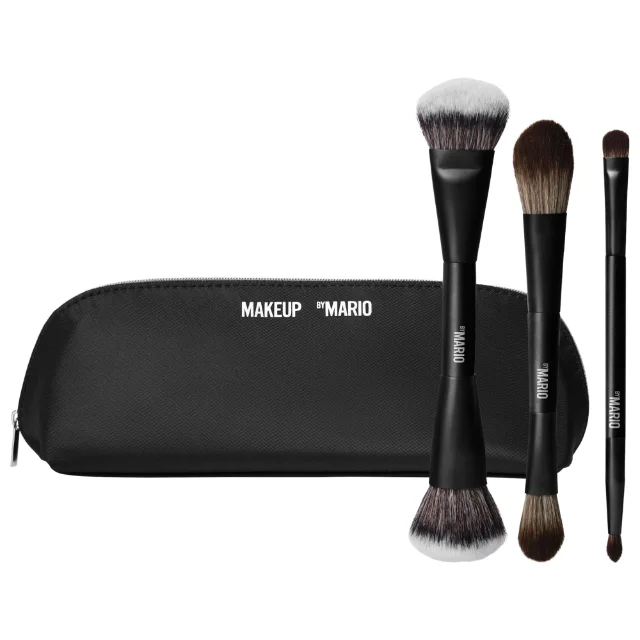 Mario's Face and Eye Trio Cosmetic Brush Set