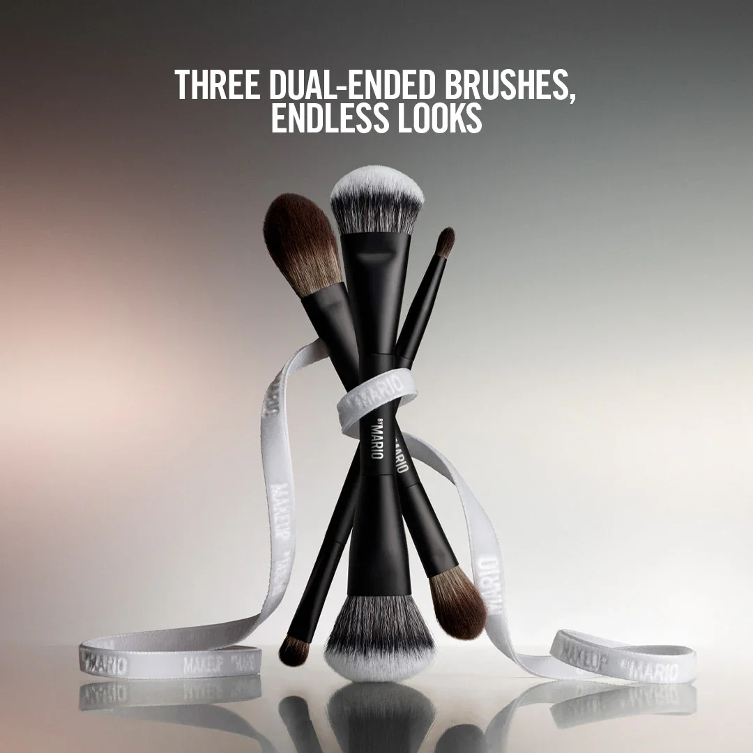 Mario's Face and Eye Trio Cosmetic Brush Set — foto 2 de 5
