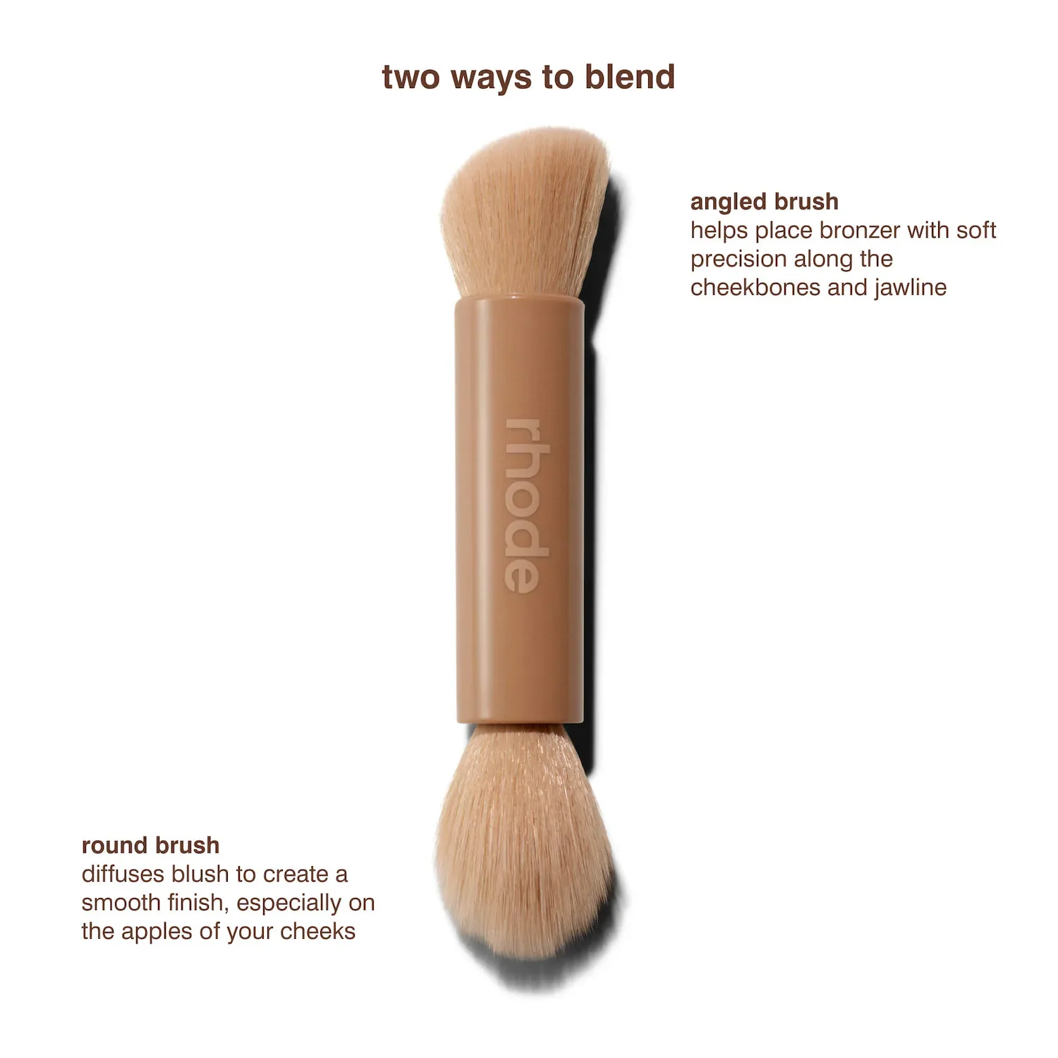 Pocket Brush Double-Ended Makeup Brush — foto 4 de 6