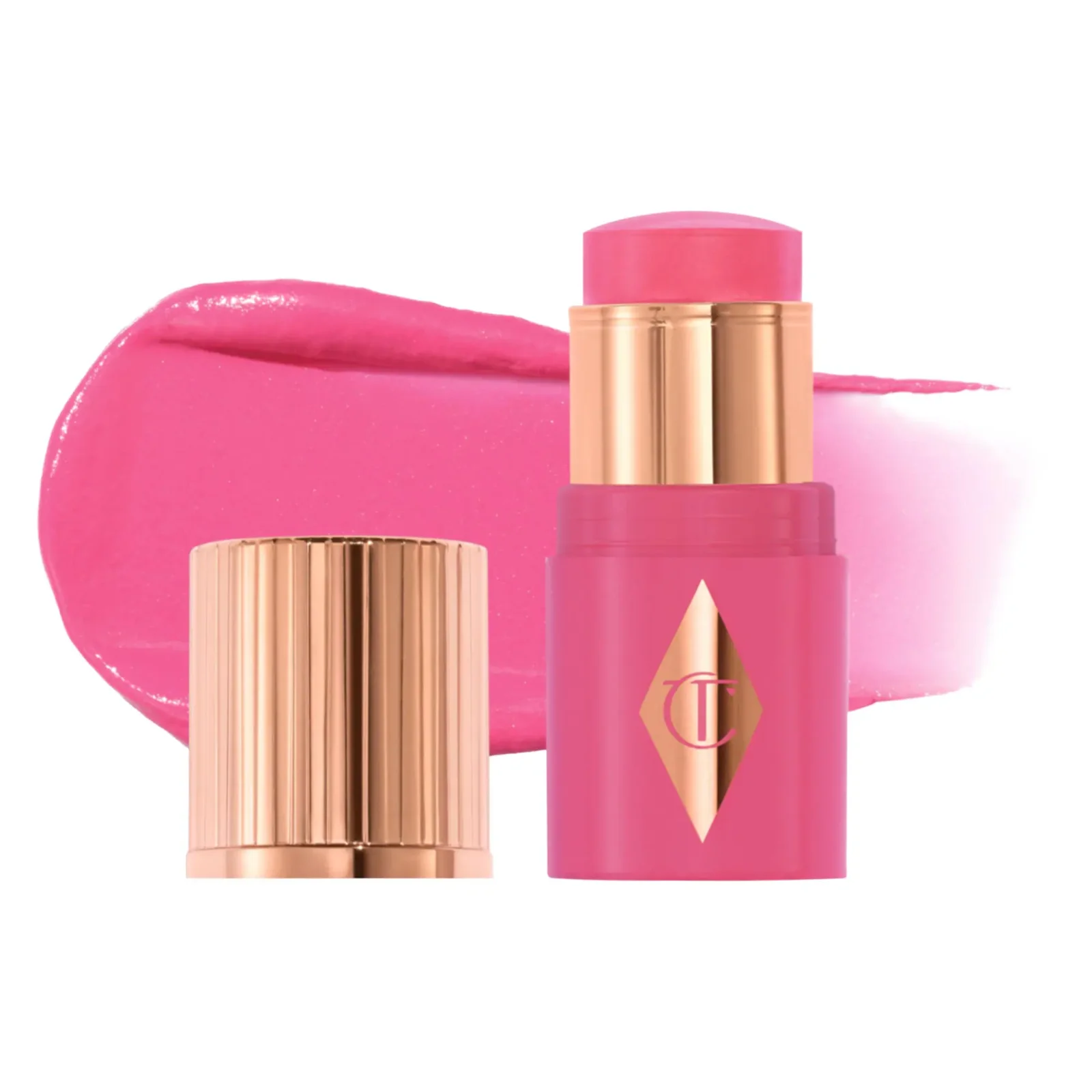 Mini Unreal Lip + Cheek Glow Blush Stick with Hyaluronic Acid — foto 11 de 14