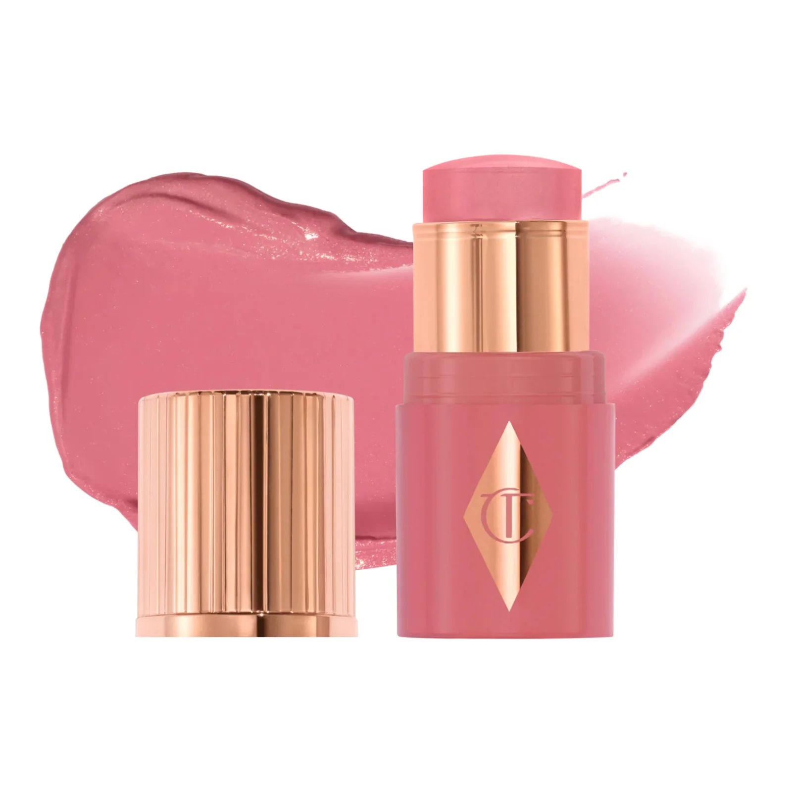 Mini Unreal Lip + Cheek Glow Blush Stick with Hyaluronic Acid — foto 14 de 14