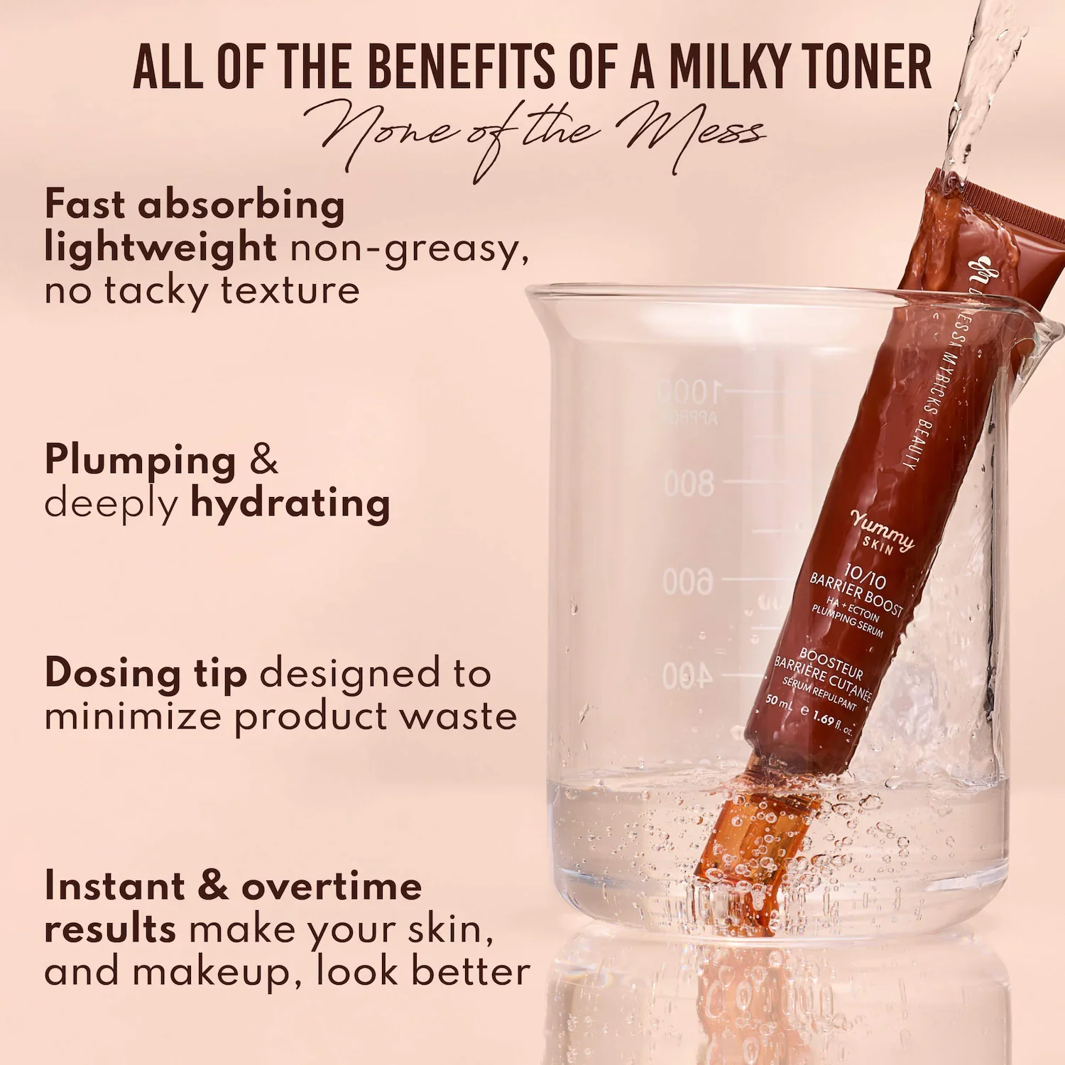 Yummy Skin 10/10 Barrier Boost Hyaluronic Acid + Ectoin Plumping Serum — foto 7 de 10