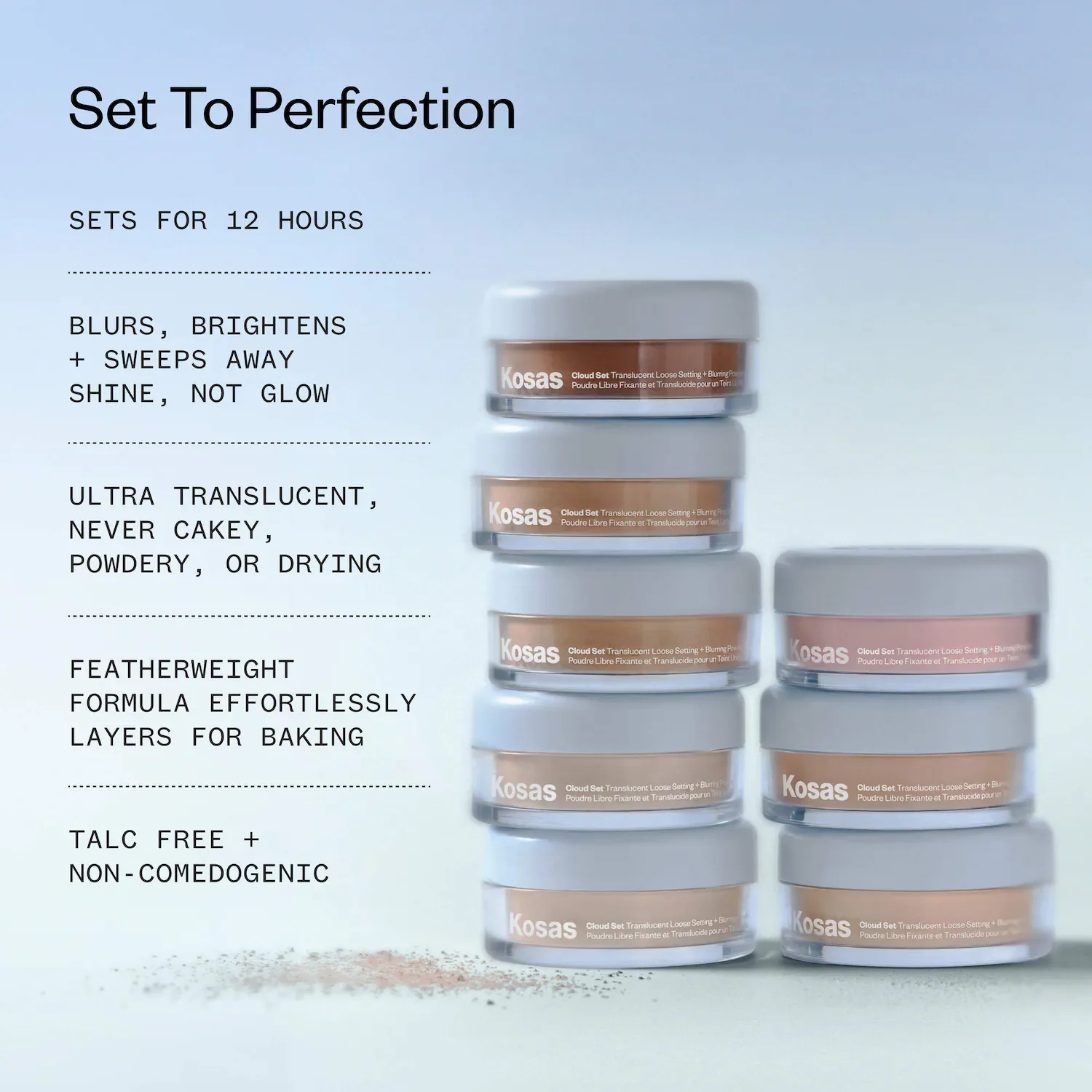 Cloud Set Loose Translucent Talc-Free Setting + Blurring Powder — foto 5 de 16