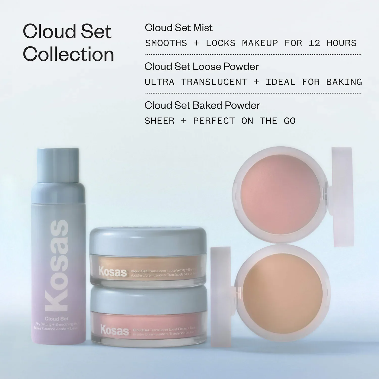 Cloud Set Loose Translucent Talc-Free Setting + Blurring Powder — foto 10 de 16