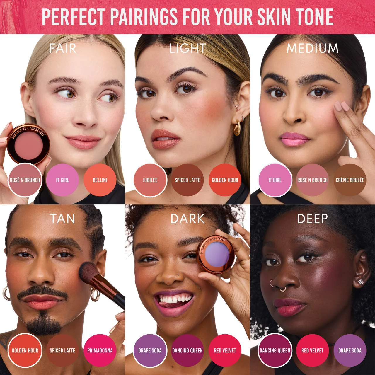 Yummy Skin Blurring Balm Powder Flushed - Matte Color for Cheek & Lip — foto 6 de 20