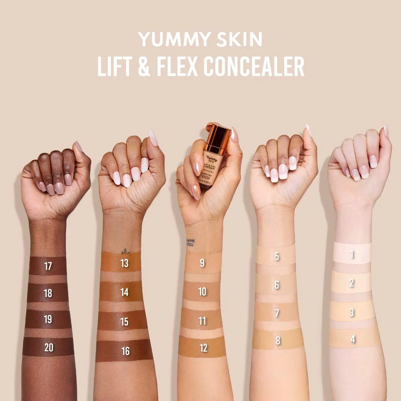 Yummy Skin Lift & Flex Hydrating Concealer With Hyaluronic Acid & Caffeine — foto 2 de 30