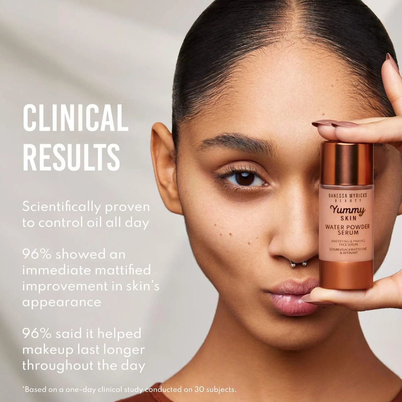 Yummy Skin Mattifying Water Powder Serum with Niacinamide and Hyaluronic Acid — foto 8 de 10