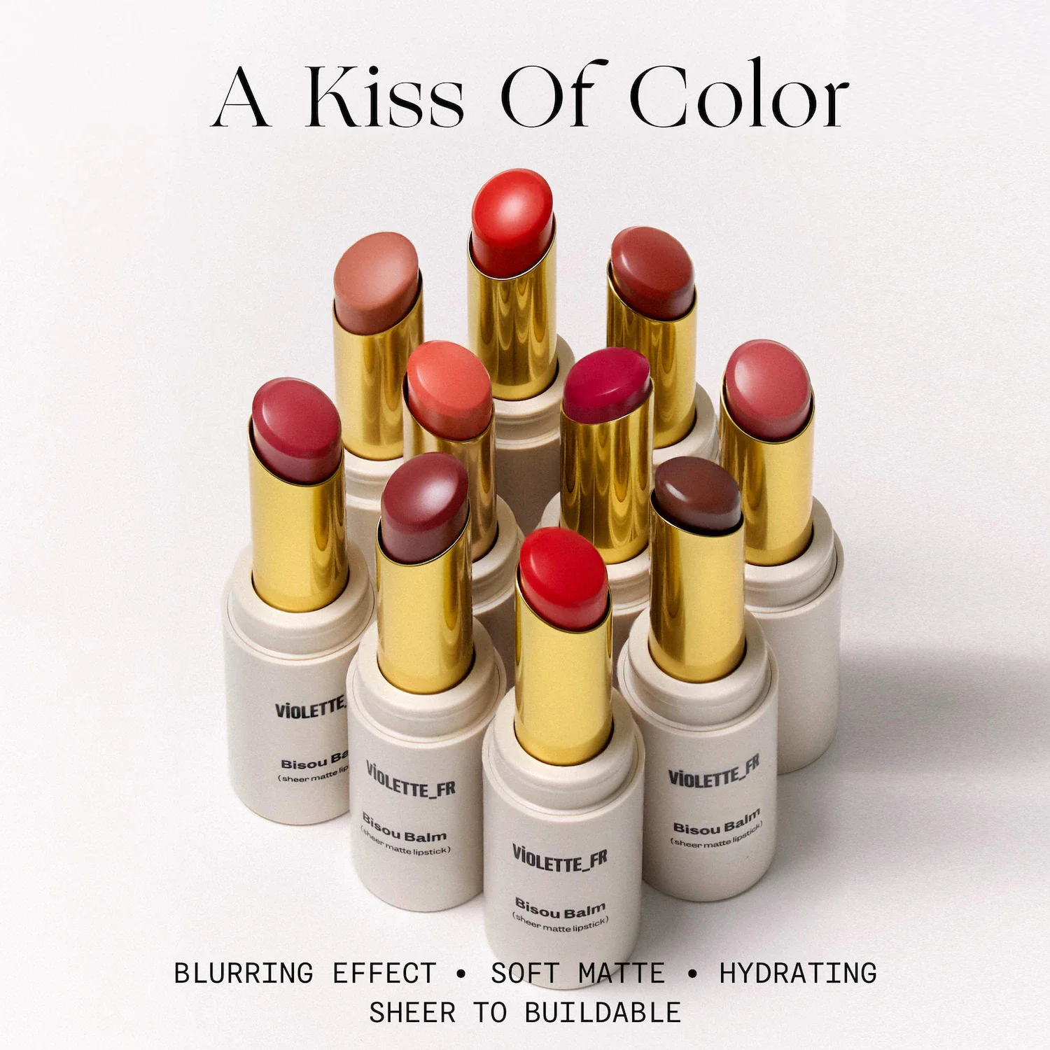 BISOU BALM Sheer Matte Lipstick — foto 6 de 19