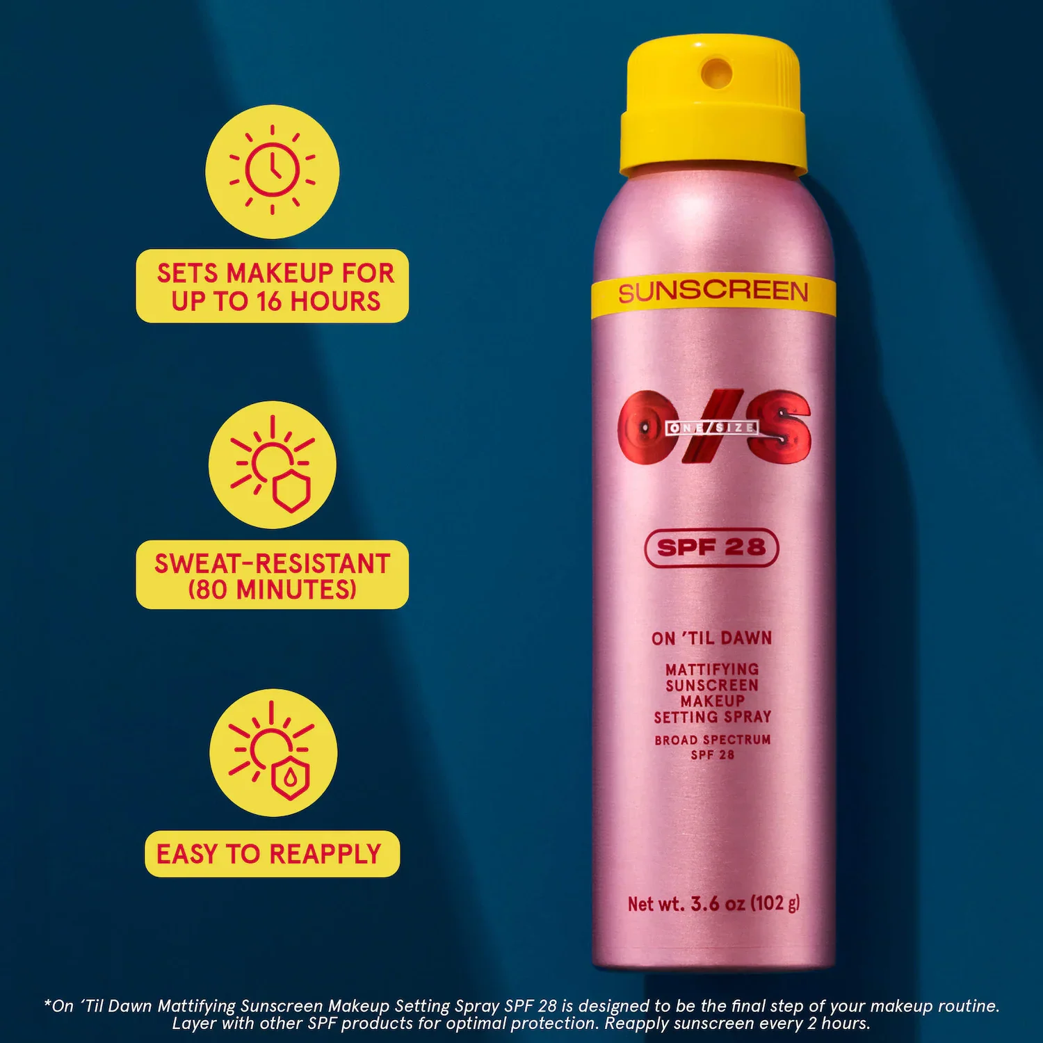Mini On 'Til Dawn Makeup Setting Spray with SPF 28 — foto 3 de 10