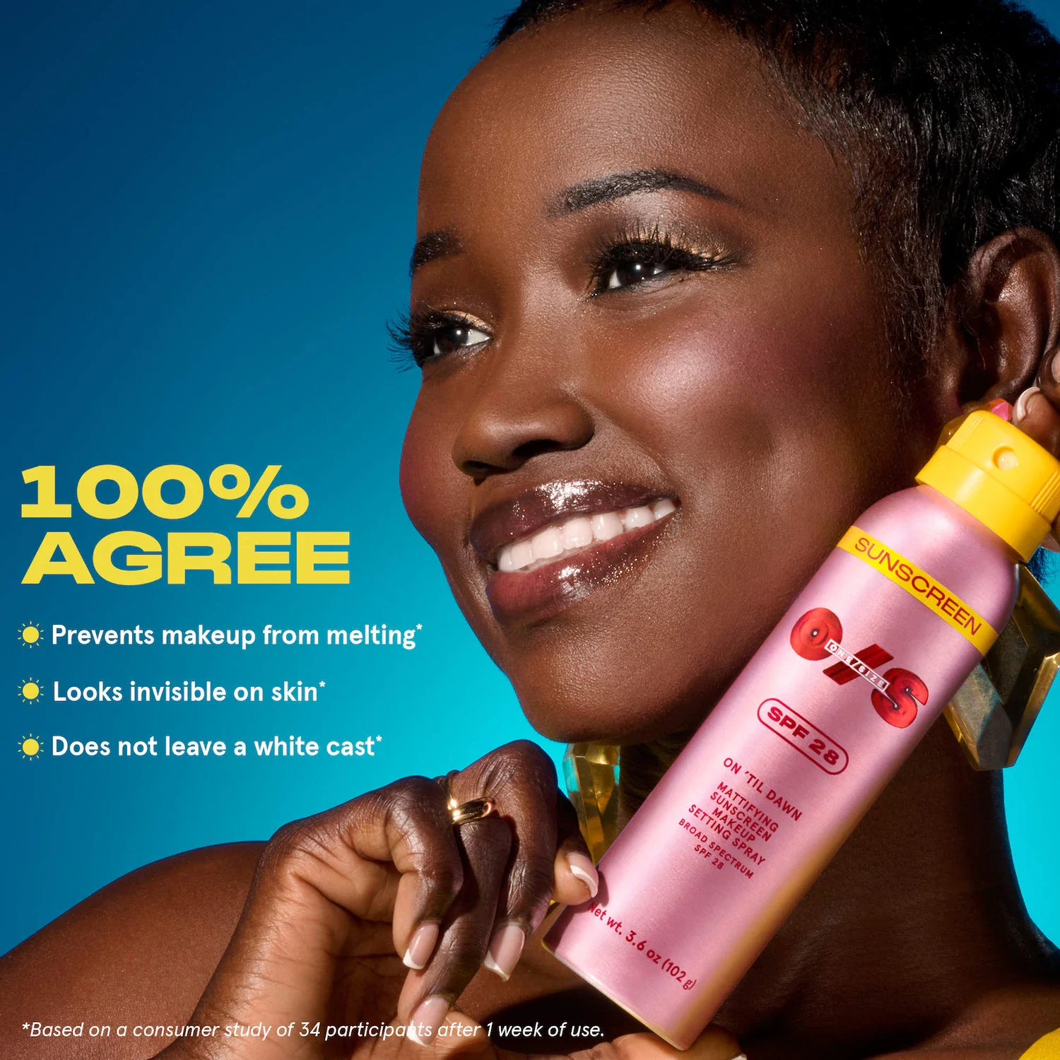 Mini On 'Til Dawn Makeup Setting Spray with SPF 28 — foto 6 de 10