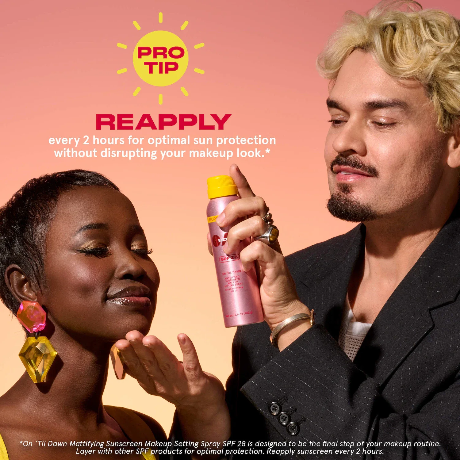 Mini On 'Til Dawn Makeup Setting Spray with SPF 28 — foto 7 de 10