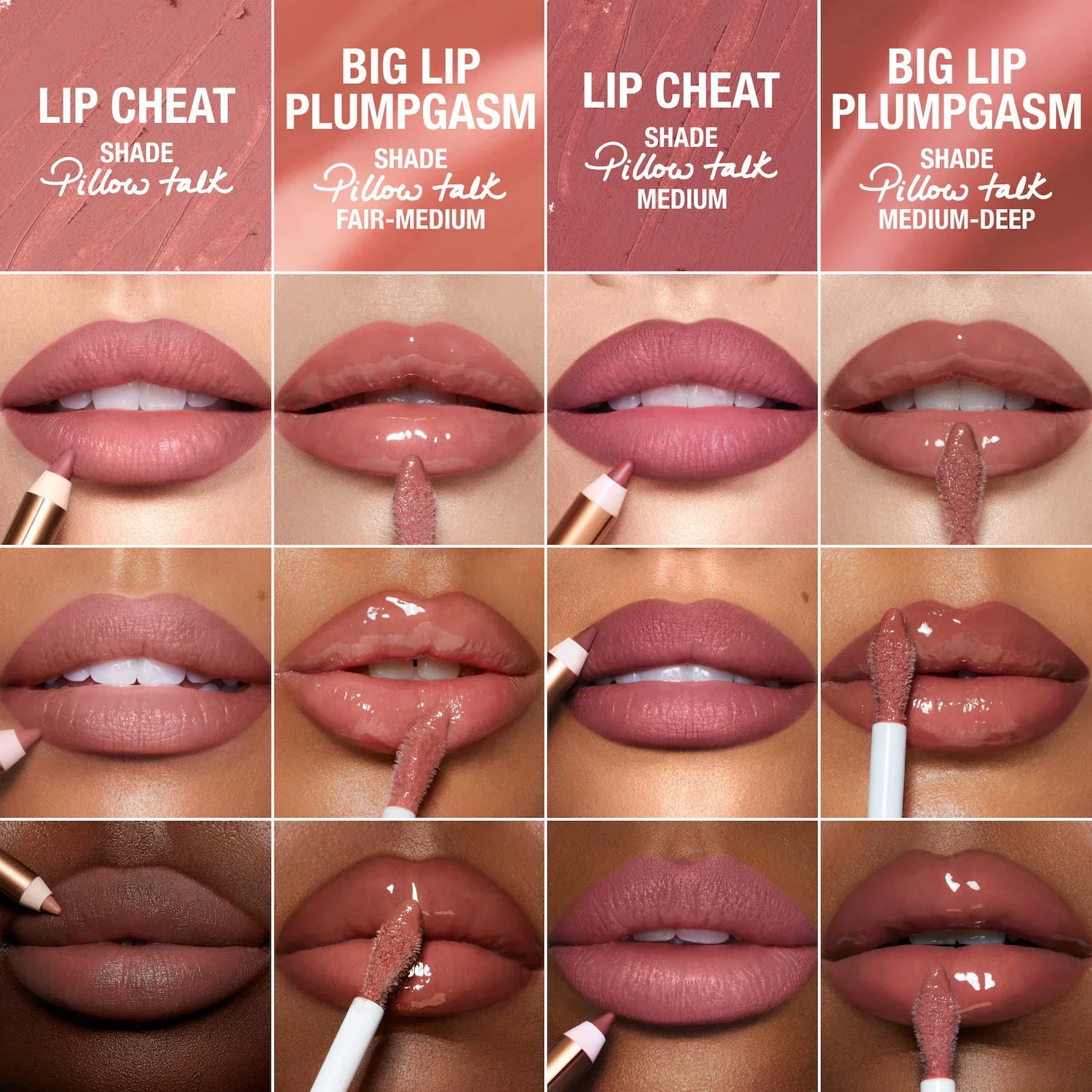 Mini Pillow Talk Plumpgasm Lip Liner and Lip Gloss Set — foto 4 de 8