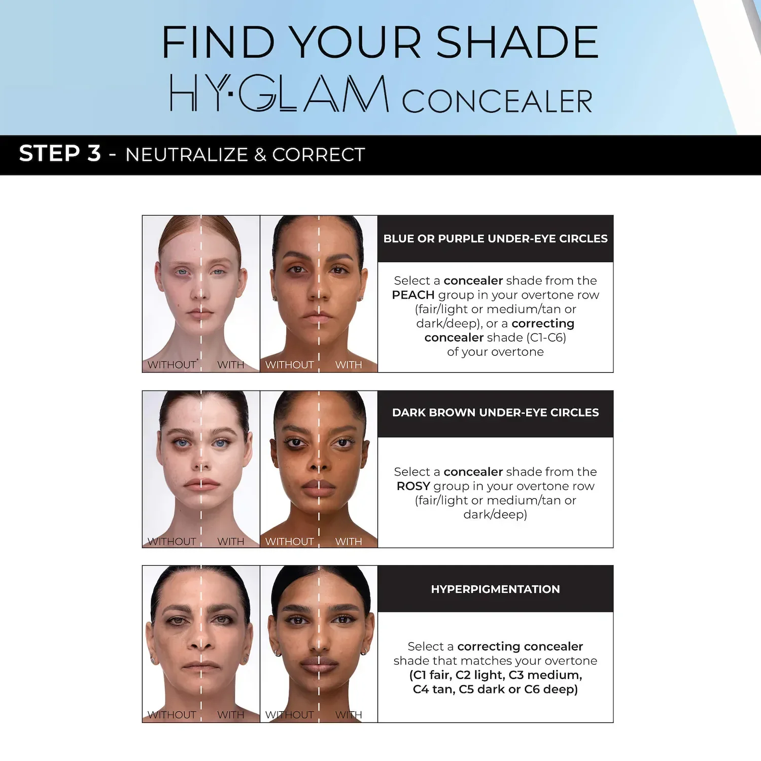 Mini Hy-Glam Brightening & Hydrating Medium to Full Coverage Crease Proof Serum Concealer — foto 6 de 30