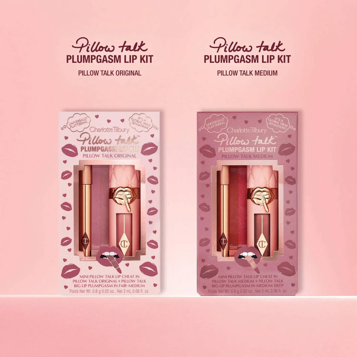 Mini Pillow Talk Plumpgasm Lip Liner and Lip Gloss Set — foto 5 de 8