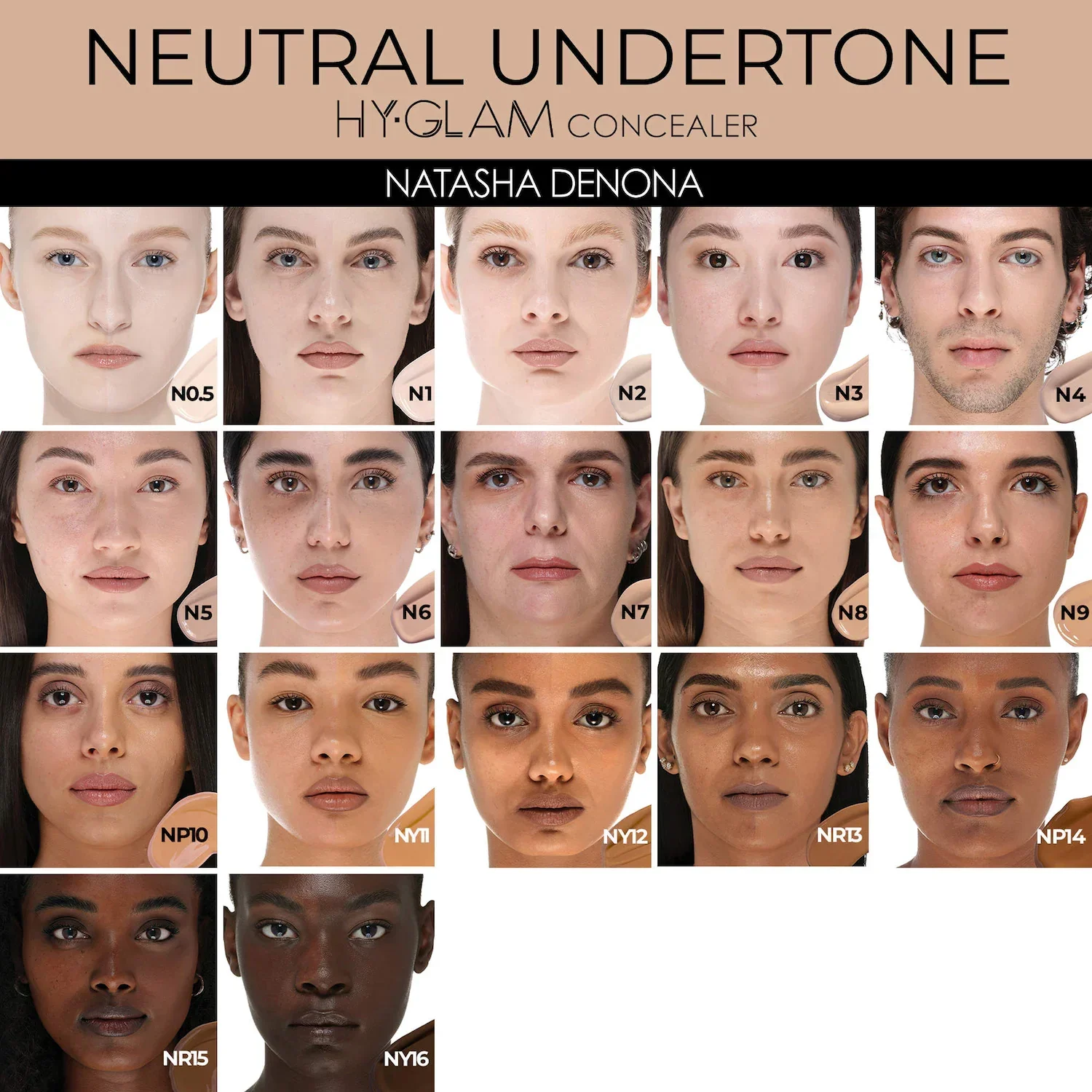 Mini Hy-Glam Brightening & Hydrating Medium to Full Coverage Crease Proof Serum Concealer — foto 3 de 30