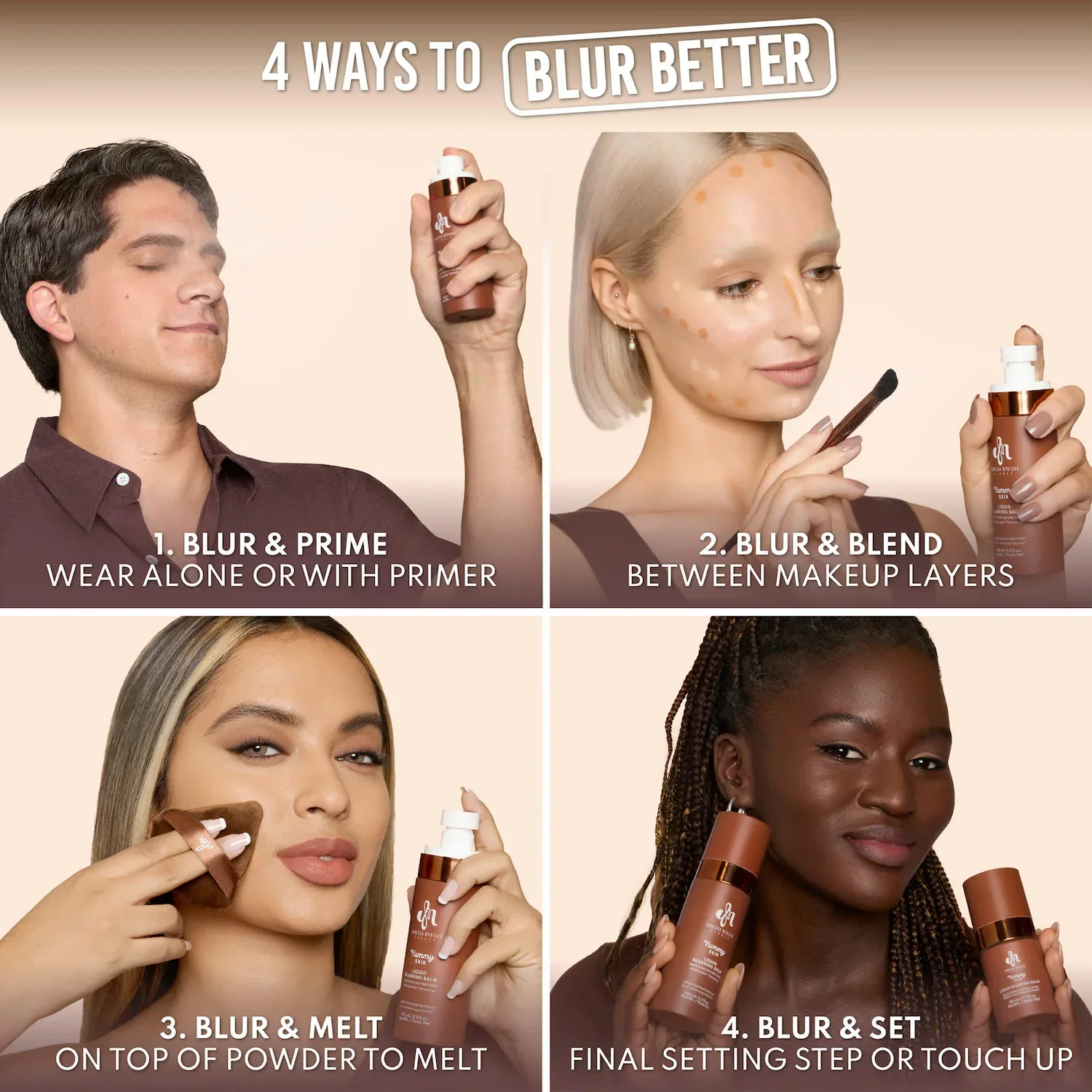 Mini Yummy Skin Liquid Blurring Balm Mattifying Setting Spray — foto 3 de 8