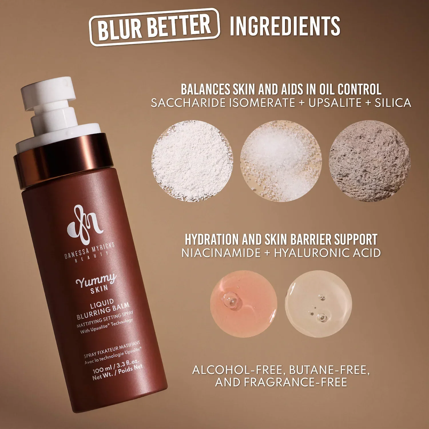 Mini Yummy Skin Liquid Blurring Balm Mattifying Setting Spray — foto 8 de 8
